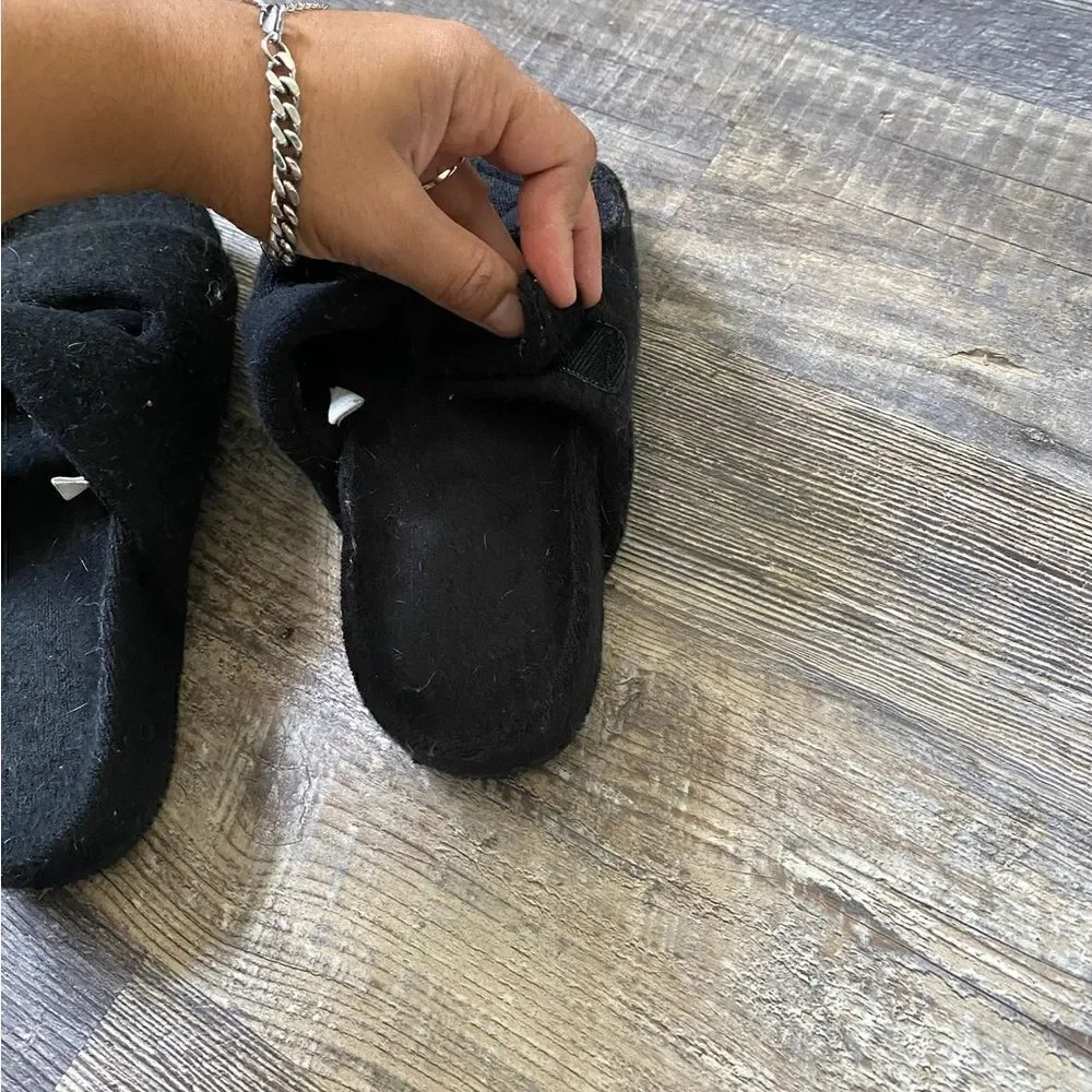 Terry material platform sandals  #6